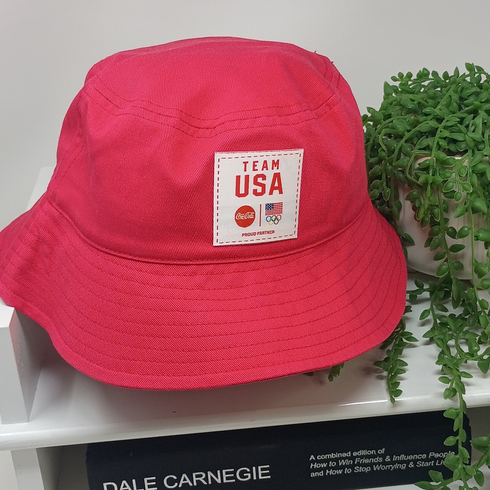 Coca Cola Red Team USA Bucket Hat